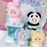 Cute V1 vinyl plush milk candy doll pendant blind box keychain and bag decoration collectible figure