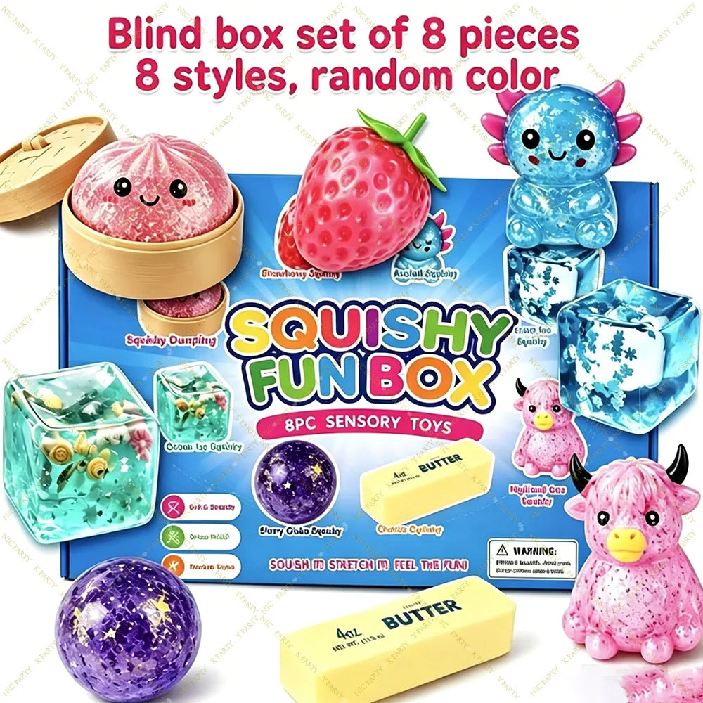 Mystery Dumpling Squishy Countdown Calendar sensory toy collection by HSF Marketplace