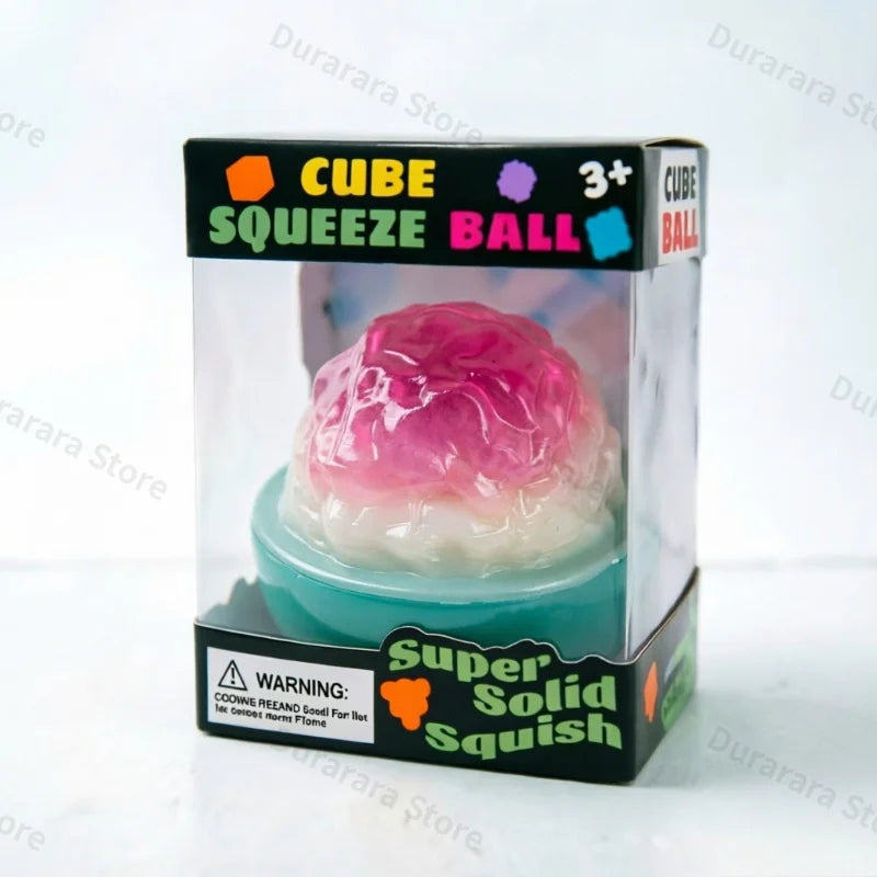 2026 New Snowflake Ice Cube Maltose Squishy Stress Relief Slow Filled Squishy Toys Stress Relief Decompression Venting Toys