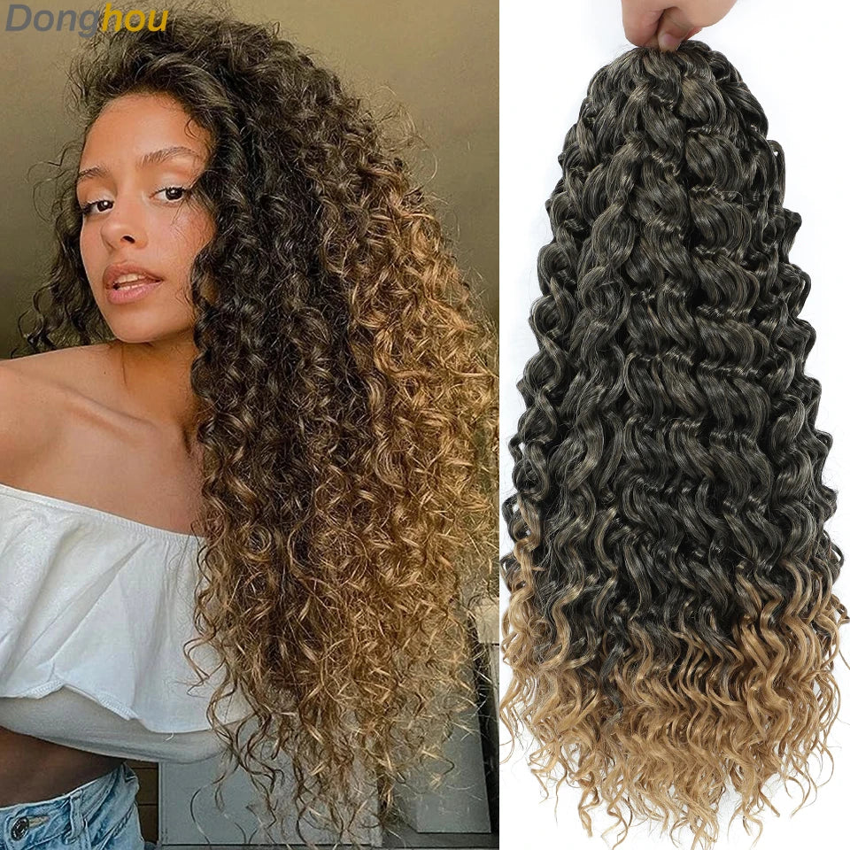 HSF Marketplace GoGo Curl crochet hair in beach wave style for Black women