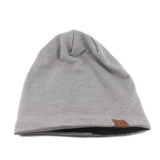 Women's knitted solid color bonnet beanie hat, soft casual turban skull cap for autumn and spring by HSF Marketplace