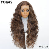 30 Inch Synthetic And Blend Lace Wigs For Women Body Wave Women Wigs 13x6 HD Lace Frontal Wigs With Baby Hair For African Female