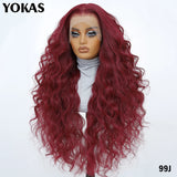 30 Inch Synthetic And Blend Lace Wigs For Women Body Wave Women Wigs 13x6 HD Lace Frontal Wigs With Baby Hair For African Female
