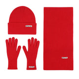 HSF Marketplace winter knit set with scarf, hat, and gloves for men and women