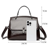 Elegant leather shoulder handbag for women, small messenger crossbody bag with stylish design and high-quality craftsmanship.
