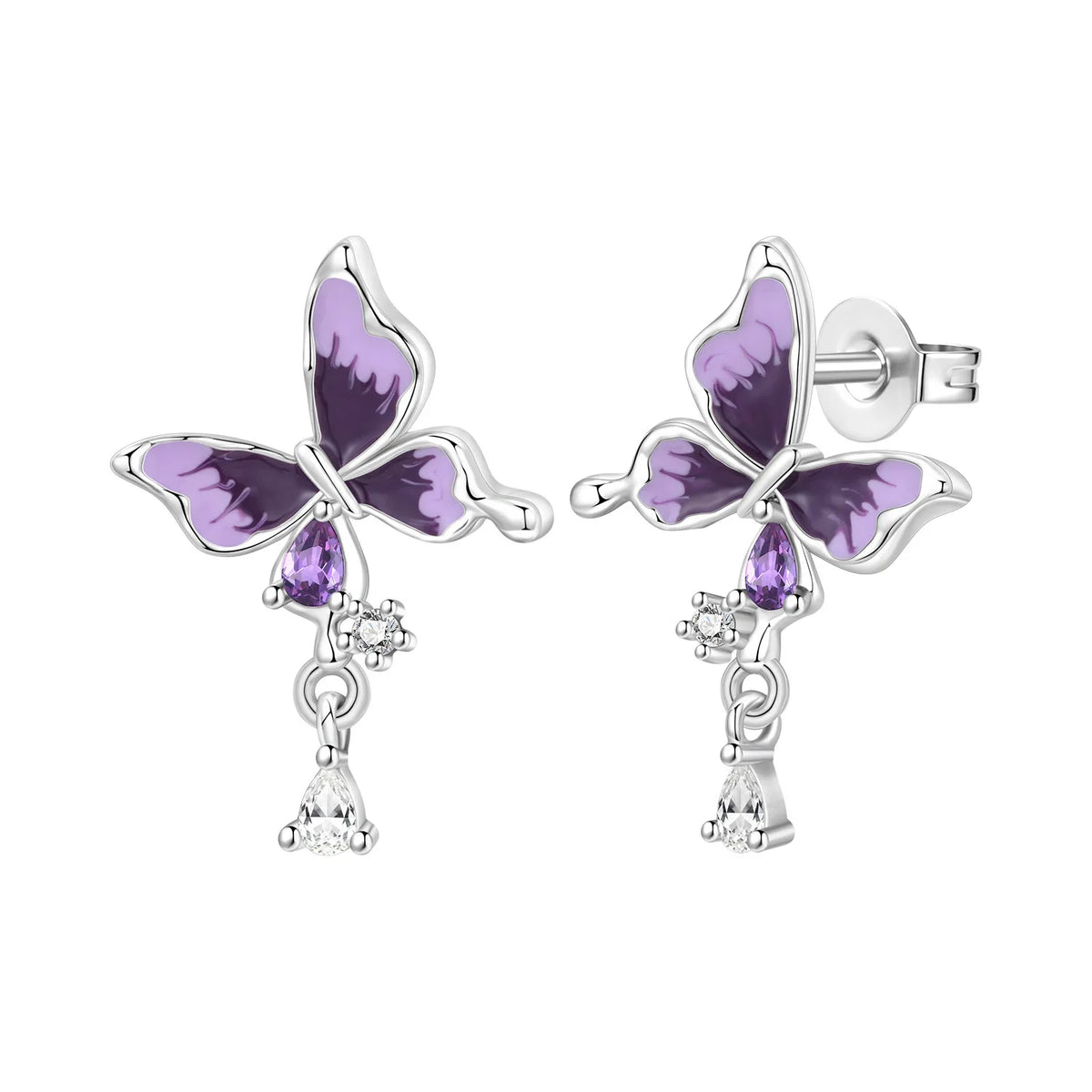 Orstarry S925 sterling silver 18k gold classic knot stud earrings for women, close-up view
