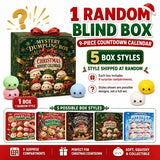 Christmas dumpling fidget squishy mystery blind box advent calendar, 9-day sensory toy countdown gift