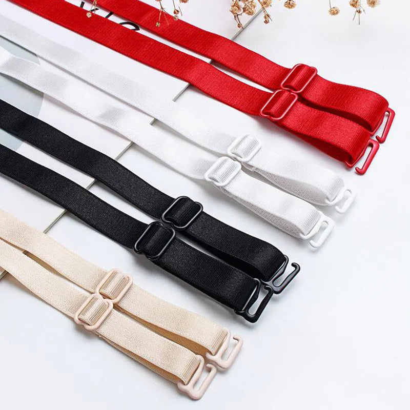 Slip resistant bra straps, elastic bands for comfort and support by HSF Marketplace