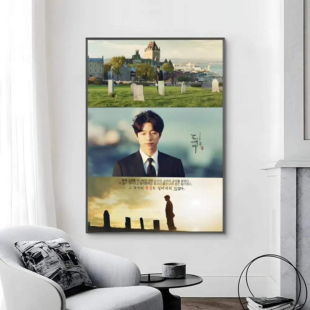Korean drama Goblin poster canvas art by HSF Marketplace for home decor