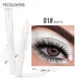 8-piece dual-finish eyeshadow stick set with matte and shimmer creamy pencils in assorted shades