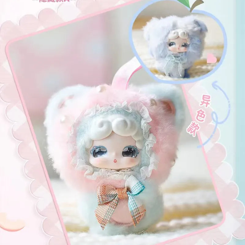 LuckyDeerNai Mini 2 plush blind box figure, cute fluffy rabbit collectible desktop ornament by HSF Marketplace