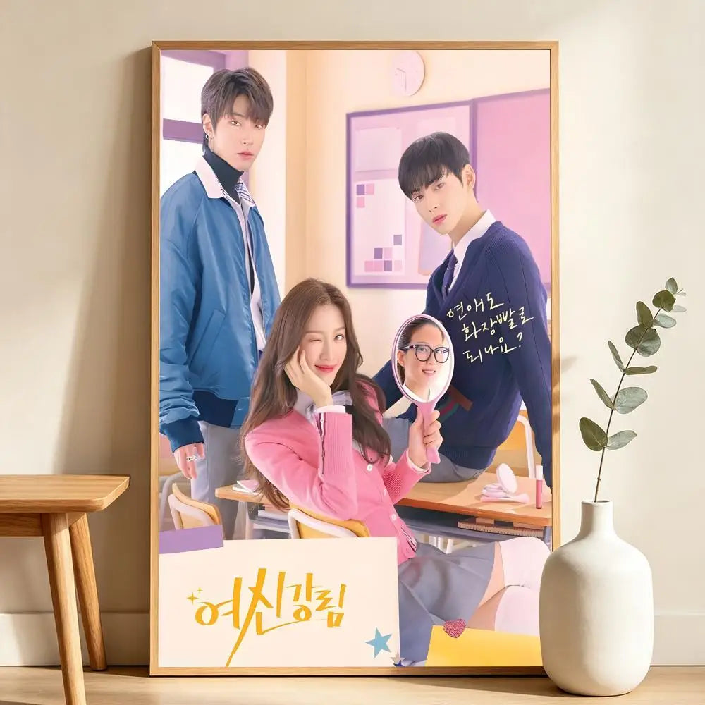 True Beauty Korean drama poster wall art for home decor, K-culture merch by HSF Marketplace