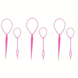 Plastic magic pull hair pin clip for braids and ponytails, HSF Marketplace hair styling tool for DIY hair styles.
