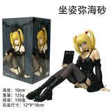 Anime Death Note L, Misa Amane and Light Yagami PVC figurines, 10–16cm collectible desktop models