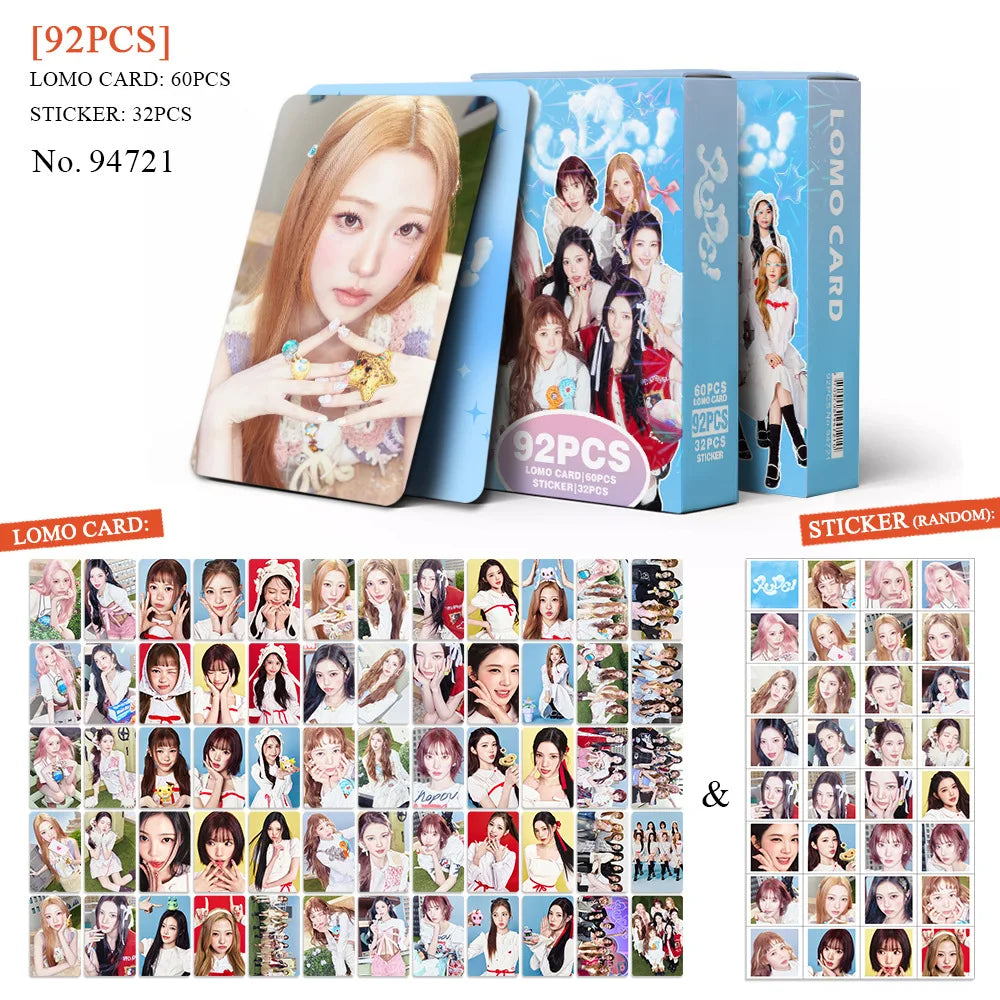 KPOP Hearts2Hearts LOMO photo cards by HSF Marketplace for fans and collectors