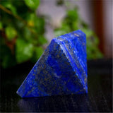 AAA +Top Pure Natural Lapis Lazuli Pyramid Crystal Chafen Quartz Wand Healing 1pc30-80mm