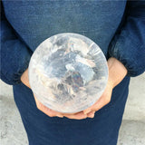 AAAA Natural Transparent White Quartz Ball Crystal Ball Room Decoration Home Decoration Gemstone Aquarium