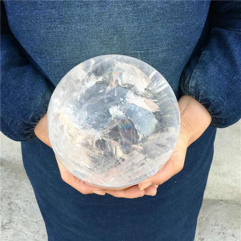 AAAA Natural Transparent White Quartz Ball Crystal Ball Room Decoration Home Decoration Gemstone Aquarium