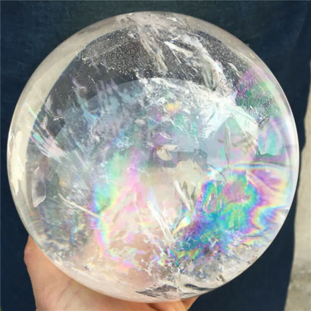 AAAA Natural Transparent White Quartz Ball Crystal Ball Room Decoration Home Decoration Gemstone Aquarium