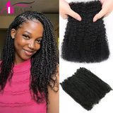 Alibaby 12 Inch Synthetic Afro Kinky Curly Crochet Hair Extensions Spring Twist Braiding Hair For Locs Braids Natural Looking