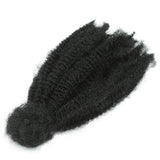 Alibaby 12 Inch Synthetic Afro Kinky Curly Crochet Hair Extensions Spring Twist Braiding Hair For Locs Braids Natural Looking