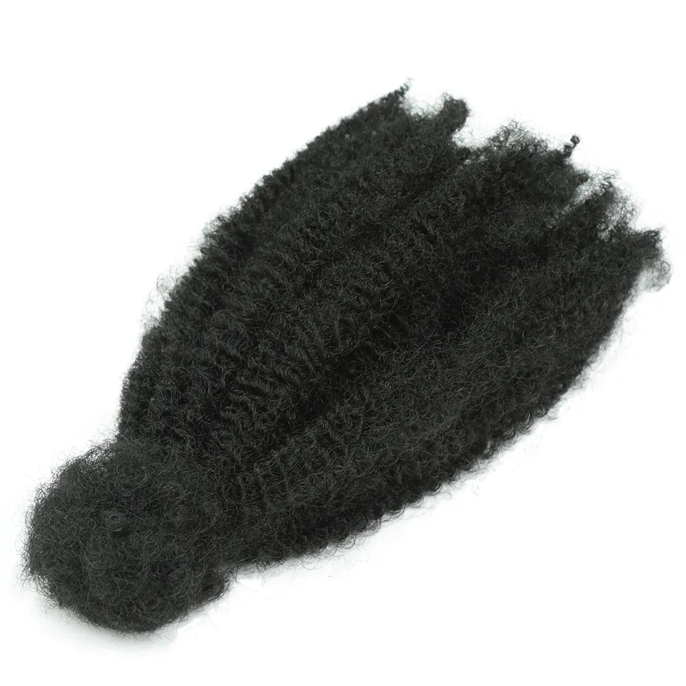Alibaby 12 Inch Synthetic Afro Kinky Curly Crochet Hair Extensions Spring Twist Braiding Hair For Locs Braids Natural Looking