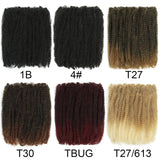 Alibaby 12 Inch Synthetic Afro Kinky Curly Crochet Hair Extensions Spring Twist Braiding Hair For Locs Braids Natural Looking