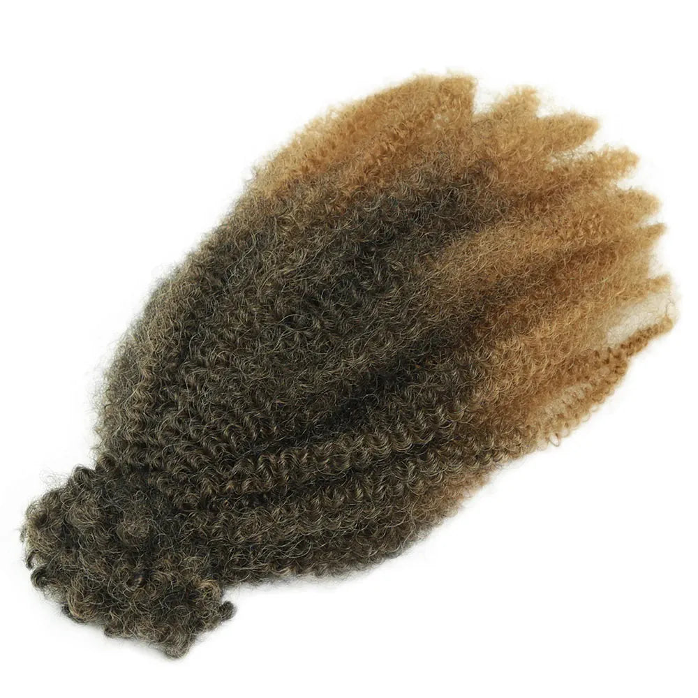Alibaby 12 Inch Synthetic Afro Kinky Curly Crochet Hair Extensions Spring Twist Braiding Hair For Locs Braids Natural Looking