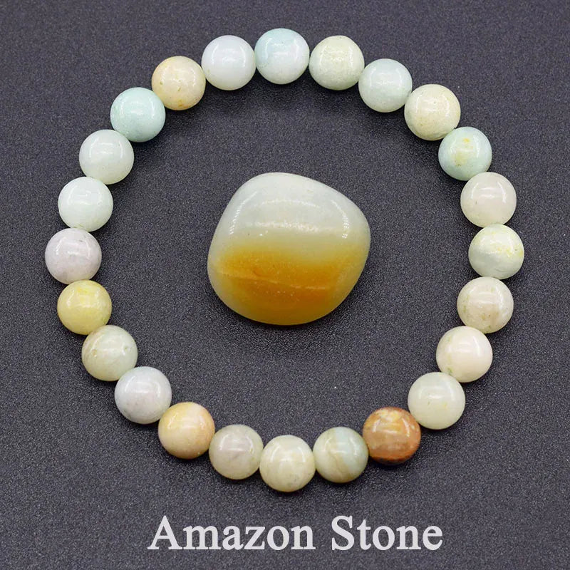Amethust Bracelet Made of Real Natural Stone Beads Body-Purifying Geniune Amethyst Natural Crystal Bracelet for Women Pulsera
