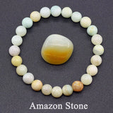 Amethust Bracelet Made of Real Natural Stone Beads Body-Purifying Geniune Amethyst Natural Crystal Bracelet for Women Pulsera