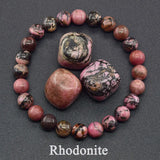 Amethust Bracelet Made of Real Natural Stone Beads Body-Purifying Geniune Amethyst Natural Crystal Bracelet for Women Pulsera
