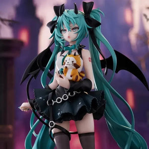 Anime Hatsune Miku 19CM Little Devil Raccoon Action Figure Model Toys Cute Action Model PVC Collection Desktop Accessories Gift
