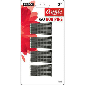 Annie 60 Bob Pins 2" Black #3108