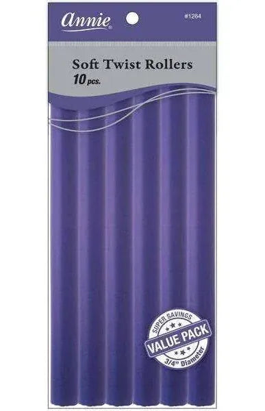 Annie Soft Twist Rollers value pk 1264
