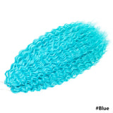 Ariel Curl Braiding Hair Extension 22 30 Inch Water Wave Twist Crochet Hair Synthetic Crochet Braids Ombre Green Pink Afro Curls