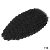 Ariel Curl Braiding Hair Extension 22 30 Inch Water Wave Twist Crochet Hair Synthetic Crochet Braids Ombre Green Pink Afro Curls