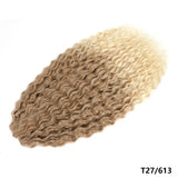 Ariel Curl Braiding Hair Extension 22 30 Inch Water Wave Twist Crochet Hair Synthetic Crochet Braids Ombre Green Pink Afro Curls