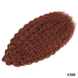 Ariel Curl Braiding Hair Extension 22 30 Inch Water Wave Twist Crochet Hair Synthetic Crochet Braids Ombre Green Pink Afro Curls