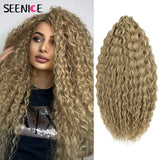 Ariel Curl Hair Synthetic Water Wave Twist Crochet Hair Afro Curls Crochet Braids Ombre Pink Braiding Hair Extension For Women