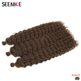 Ariel Curl Hair Synthetic Water Wave Twist Crochet Hair Afro Curls Crochet Braids Ombre Pink Braiding Hair Extension For Women