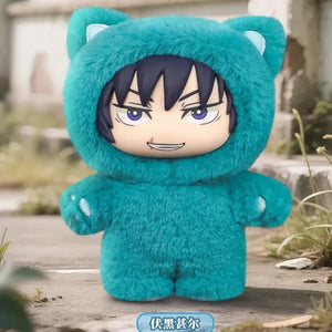 Bandai Jujutsu Kaisen Cat Paradise Party Series V2 Blind Box Plush Doll Keychain Collectible