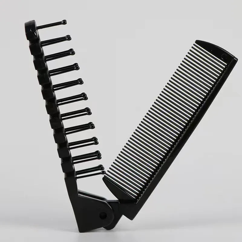 Barber Hair Portable Mini Folding Combs Foldable Pocket Combs Oil Head Plastic Beard Combs Hair Brush Styling Tool For Travel