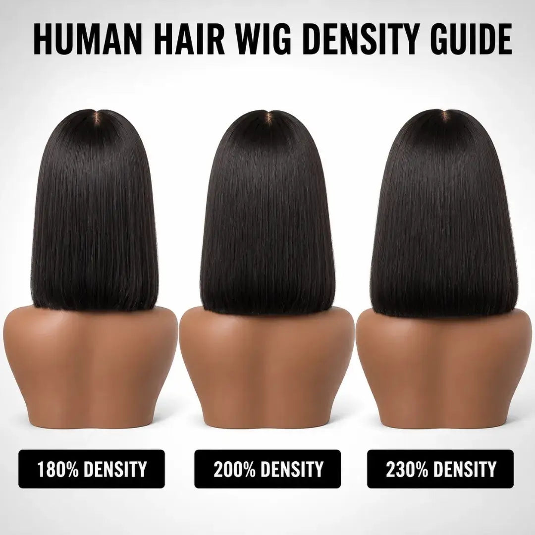 (Black T) Bone Straight Bob Human Hair HD Lace Front Wig 13x4, 13x6 or 5x5, Vietnamese Hair, Glueless, 180-230% Density