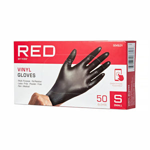 Black Vinyl Gloves (50pcs)