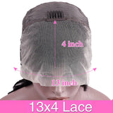 Bob Wig Human Hair 200% Density 13x4 HD Lace Frontal Short Straight Lace Front Bob Wigs For Black Women Human Hair Pre Plucked