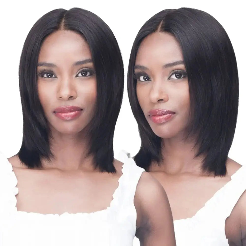 Bobbi Boss Human Hair Bunddle Hair Wig - BNLFST12 Straight 12"