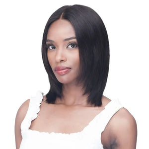 Bobbi Boss Human Hair Bunddle Hair Wig - BNLFST12 Straight 12"