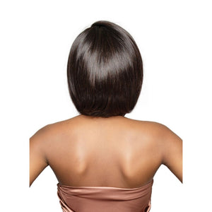 Bobbi Boss Human Hair Full Hand-Tied Lace Wig - FLH003 Straight 12"