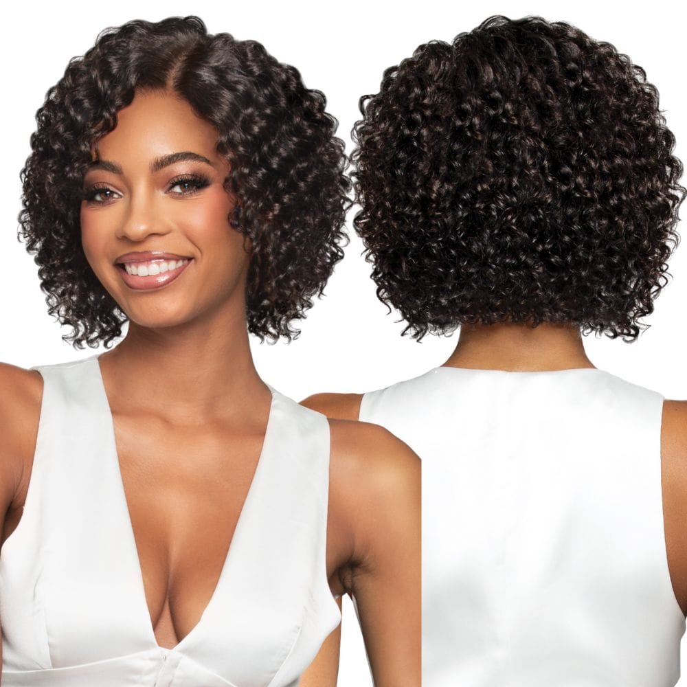 Bobbi Boss Human Hair Full Lace Wig - FLH013 Natural Curl 10"