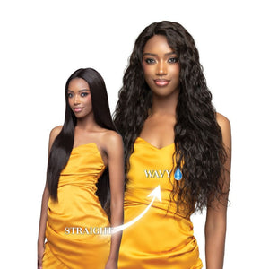 Bobbi Boss Human Hair Full Lace Wig - FLH020 Wet & Wavy 28"